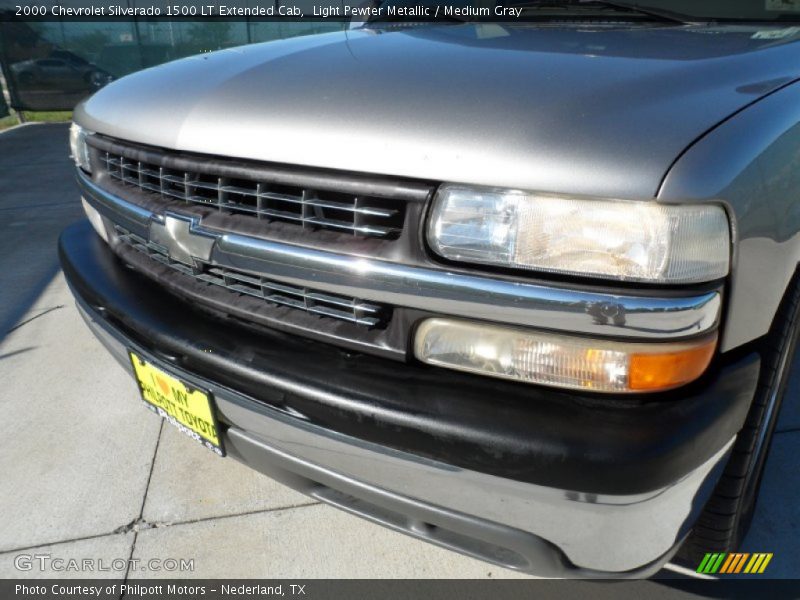 Light Pewter Metallic / Medium Gray 2000 Chevrolet Silverado 1500 LT Extended Cab