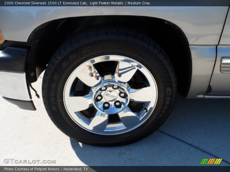 Light Pewter Metallic / Medium Gray 2000 Chevrolet Silverado 1500 LT Extended Cab