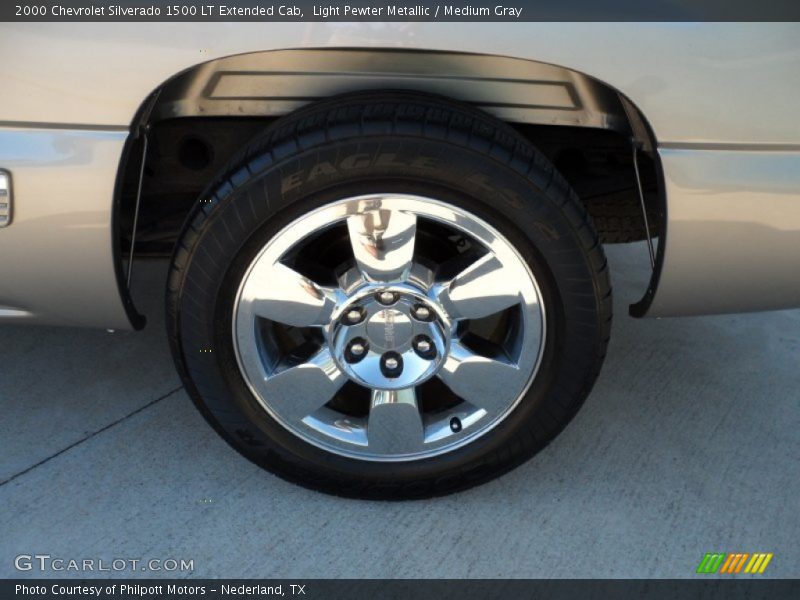 Light Pewter Metallic / Medium Gray 2000 Chevrolet Silverado 1500 LT Extended Cab
