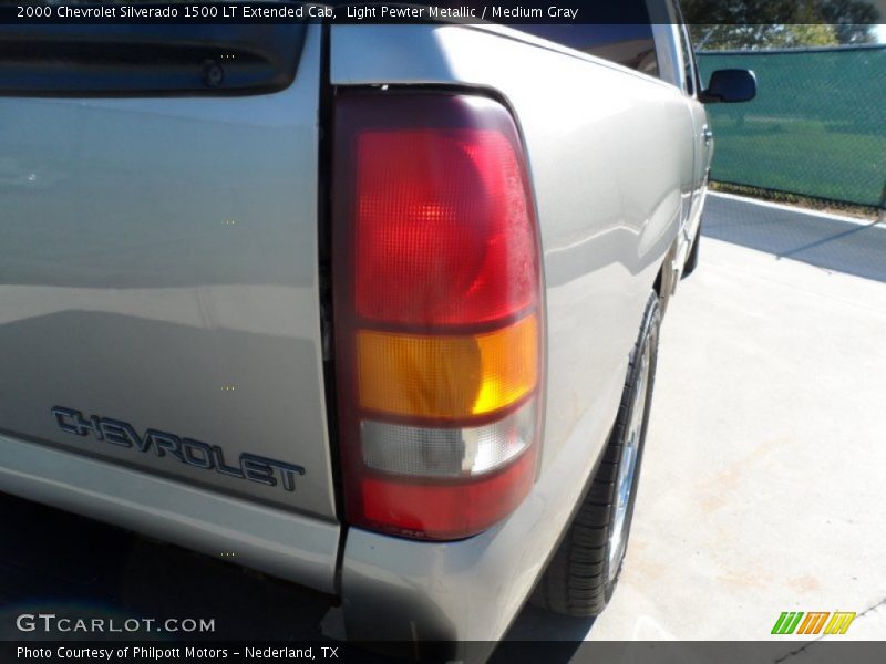 Light Pewter Metallic / Medium Gray 2000 Chevrolet Silverado 1500 LT Extended Cab