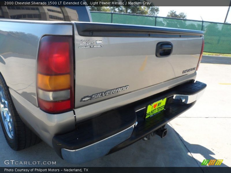 Light Pewter Metallic / Medium Gray 2000 Chevrolet Silverado 1500 LT Extended Cab