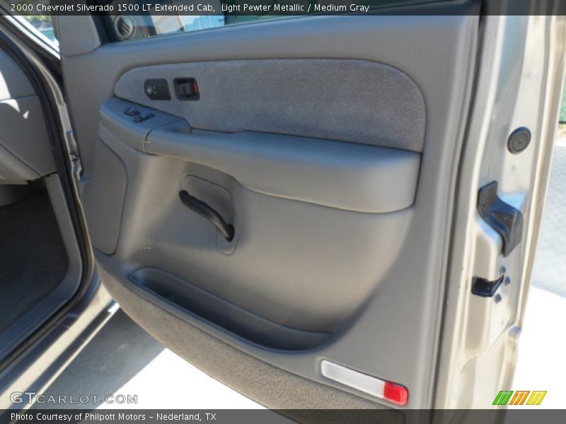 Light Pewter Metallic / Medium Gray 2000 Chevrolet Silverado 1500 LT Extended Cab