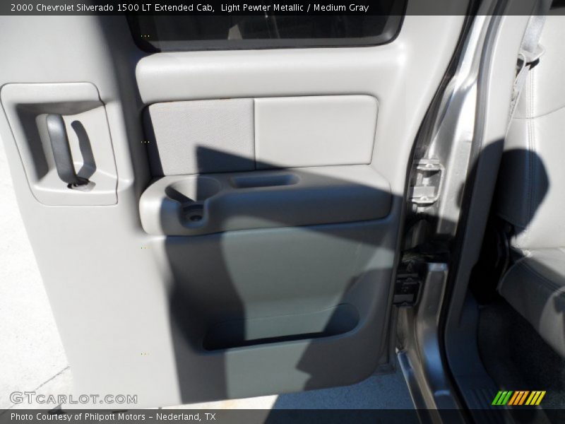 Light Pewter Metallic / Medium Gray 2000 Chevrolet Silverado 1500 LT Extended Cab