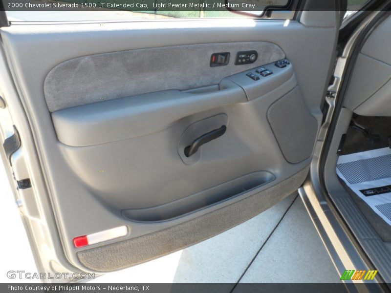Light Pewter Metallic / Medium Gray 2000 Chevrolet Silverado 1500 LT Extended Cab