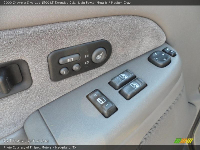 Light Pewter Metallic / Medium Gray 2000 Chevrolet Silverado 1500 LT Extended Cab