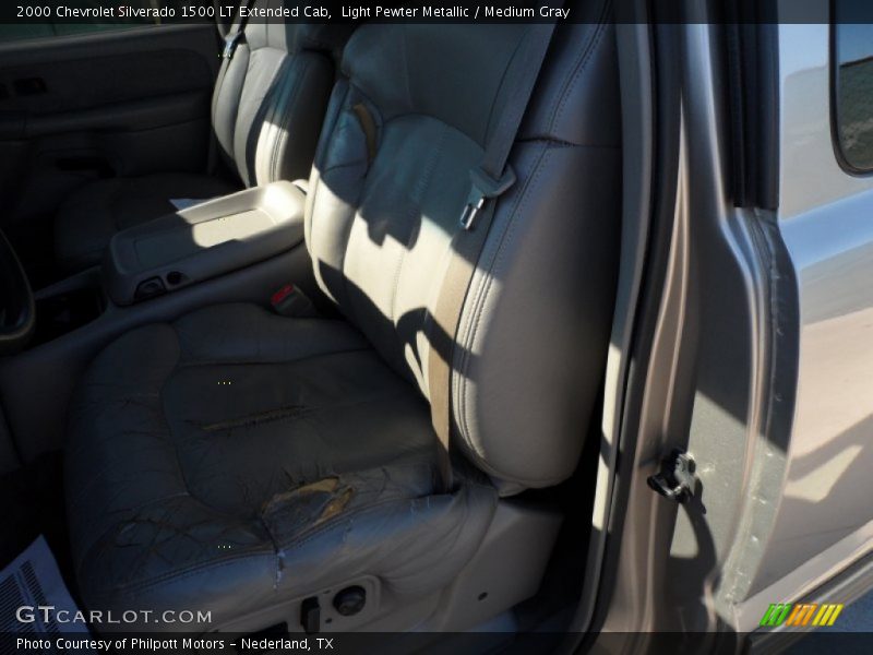 Light Pewter Metallic / Medium Gray 2000 Chevrolet Silverado 1500 LT Extended Cab