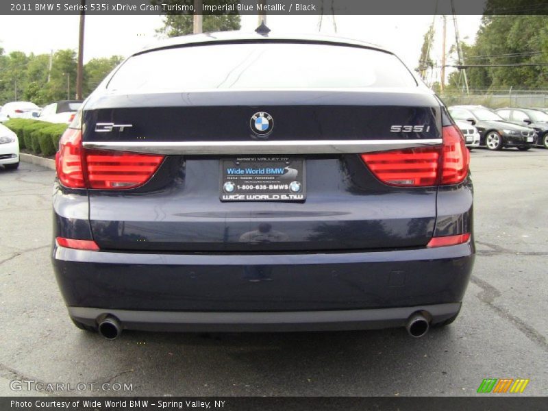 Imperial Blue Metallic / Black 2011 BMW 5 Series 535i xDrive Gran Turismo