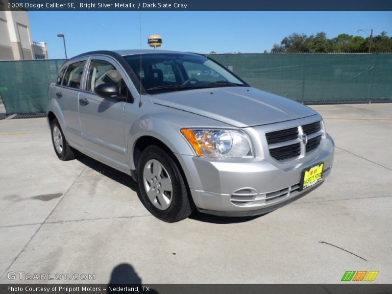 Bright Silver Metallic / Dark Slate Gray 2008 Dodge Caliber SE