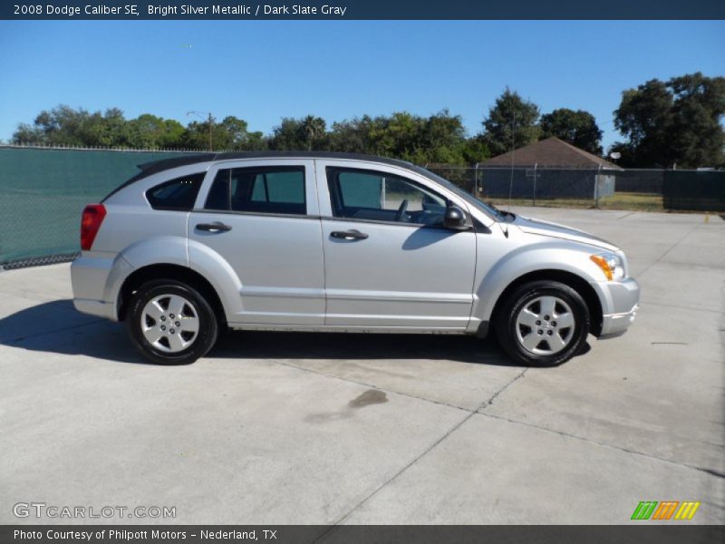 Bright Silver Metallic / Dark Slate Gray 2008 Dodge Caliber SE