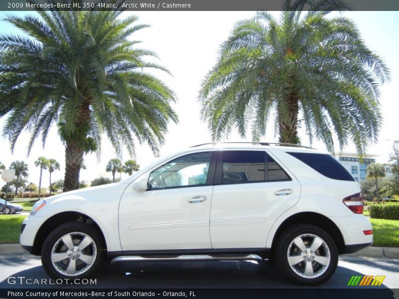Arctic White / Cashmere 2009 Mercedes-Benz ML 350 4Matic