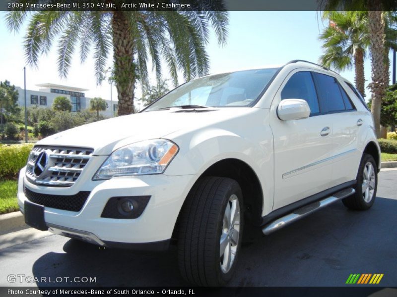 Arctic White / Cashmere 2009 Mercedes-Benz ML 350 4Matic