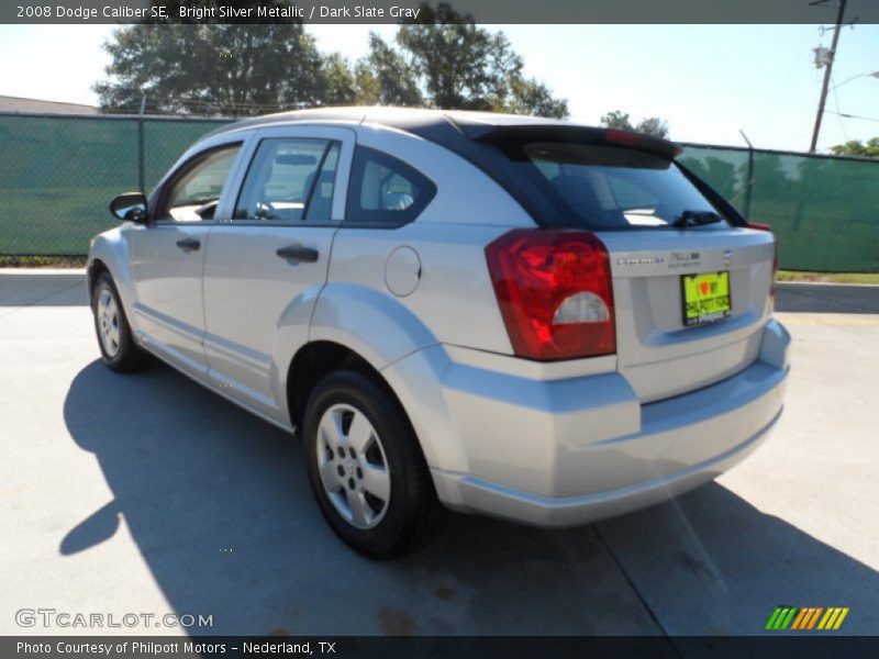 Bright Silver Metallic / Dark Slate Gray 2008 Dodge Caliber SE