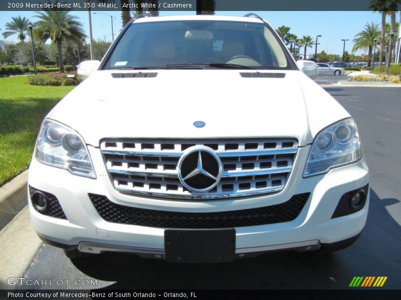 Arctic White / Cashmere 2009 Mercedes-Benz ML 350 4Matic