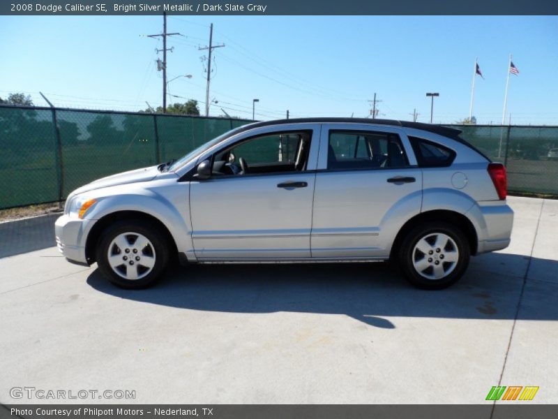 Bright Silver Metallic / Dark Slate Gray 2008 Dodge Caliber SE