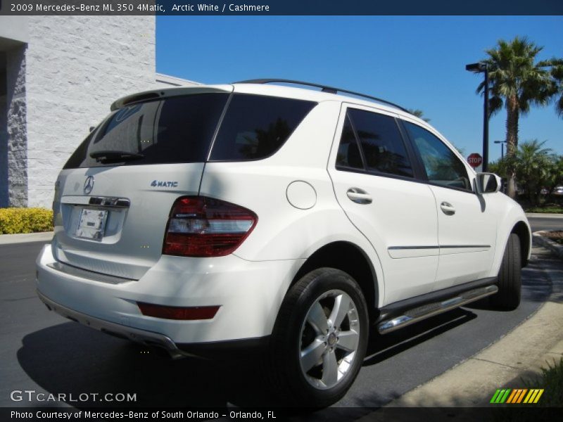 Arctic White / Cashmere 2009 Mercedes-Benz ML 350 4Matic