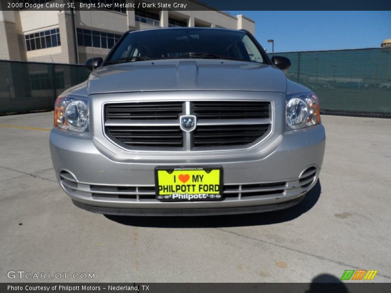 Bright Silver Metallic / Dark Slate Gray 2008 Dodge Caliber SE