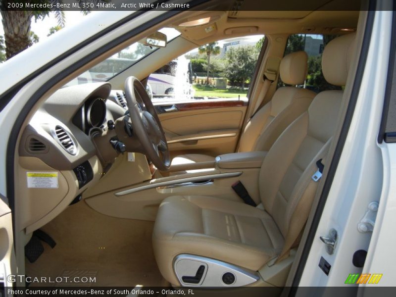Arctic White / Cashmere 2009 Mercedes-Benz ML 350 4Matic