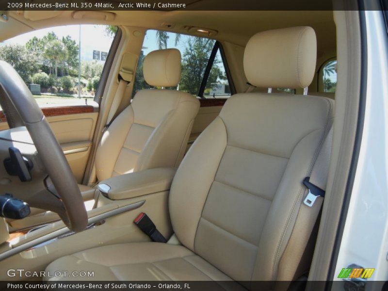 Arctic White / Cashmere 2009 Mercedes-Benz ML 350 4Matic