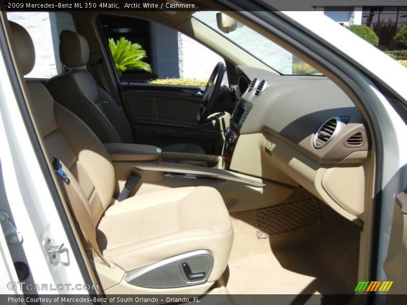 Arctic White / Cashmere 2009 Mercedes-Benz ML 350 4Matic