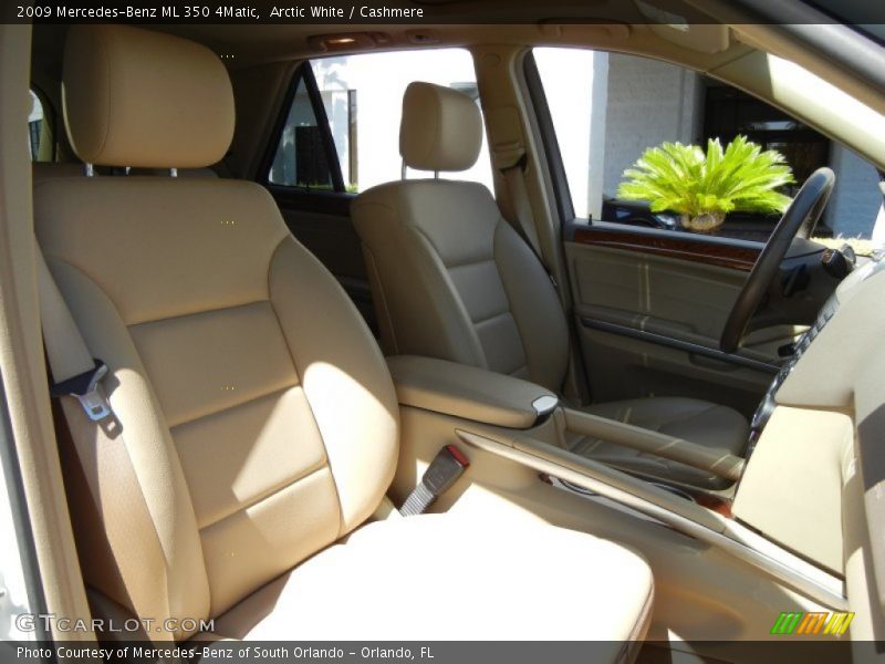 Arctic White / Cashmere 2009 Mercedes-Benz ML 350 4Matic