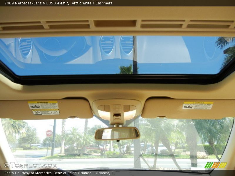 Arctic White / Cashmere 2009 Mercedes-Benz ML 350 4Matic