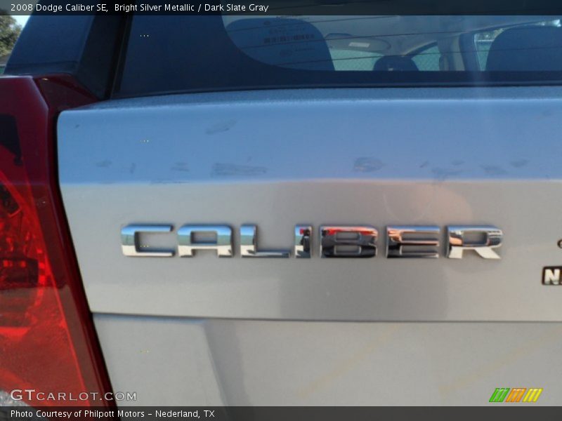 Bright Silver Metallic / Dark Slate Gray 2008 Dodge Caliber SE