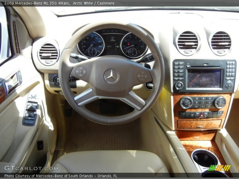 Arctic White / Cashmere 2009 Mercedes-Benz ML 350 4Matic