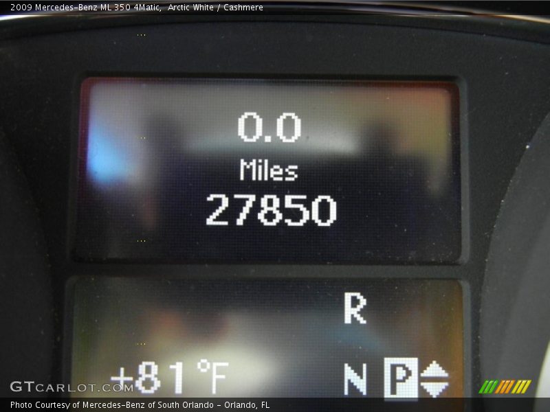 Arctic White / Cashmere 2009 Mercedes-Benz ML 350 4Matic