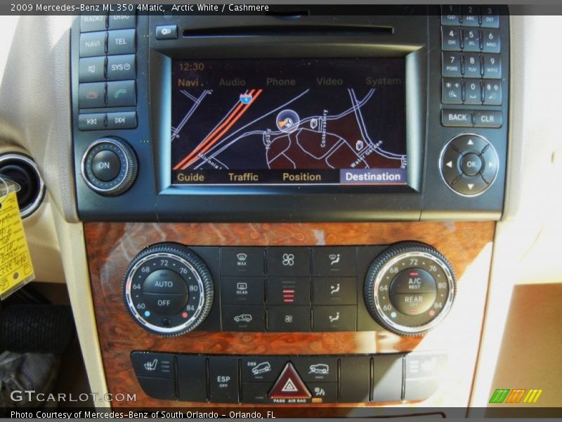 Arctic White / Cashmere 2009 Mercedes-Benz ML 350 4Matic