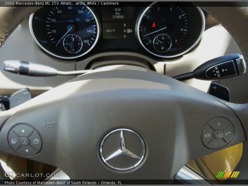 Arctic White / Cashmere 2009 Mercedes-Benz ML 350 4Matic
