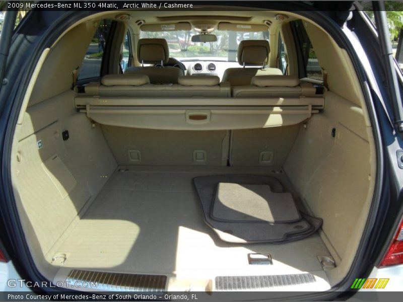 Arctic White / Cashmere 2009 Mercedes-Benz ML 350 4Matic