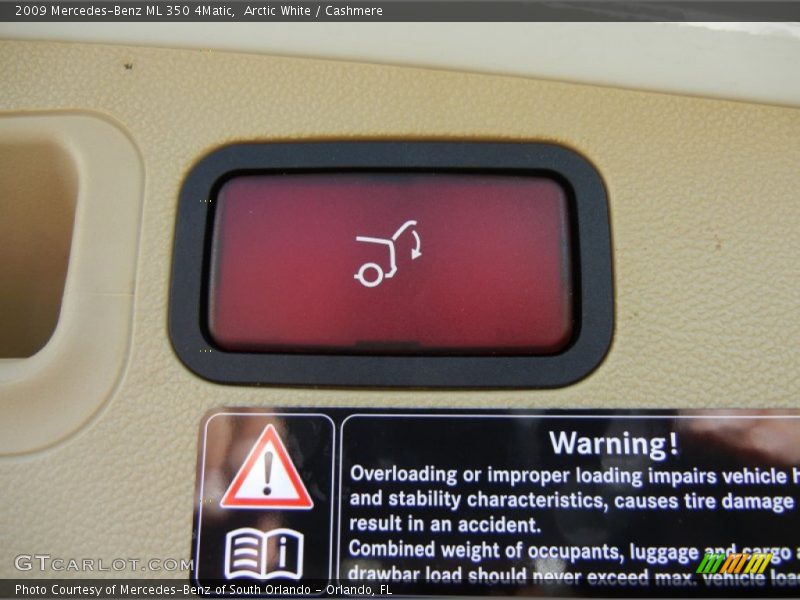Arctic White / Cashmere 2009 Mercedes-Benz ML 350 4Matic