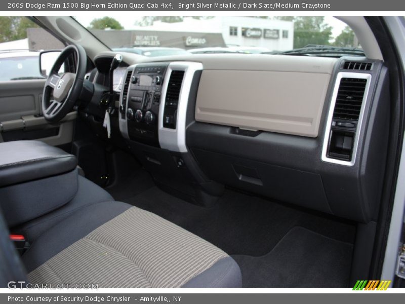 Bright Silver Metallic / Dark Slate/Medium Graystone 2009 Dodge Ram 1500 Big Horn Edition Quad Cab 4x4