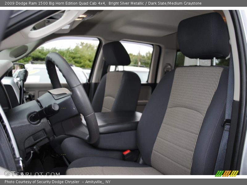 Bright Silver Metallic / Dark Slate/Medium Graystone 2009 Dodge Ram 1500 Big Horn Edition Quad Cab 4x4