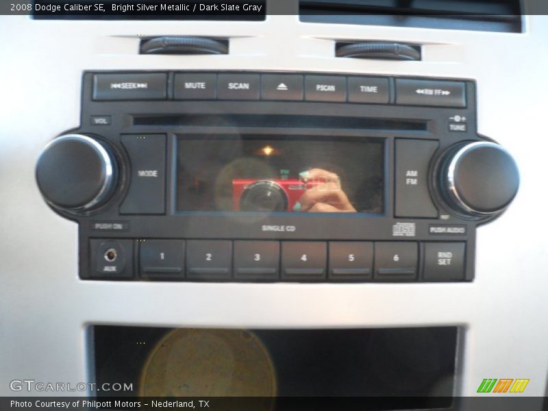 Bright Silver Metallic / Dark Slate Gray 2008 Dodge Caliber SE