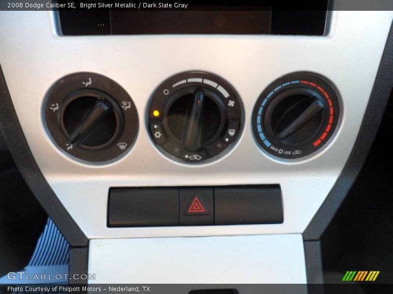 Bright Silver Metallic / Dark Slate Gray 2008 Dodge Caliber SE