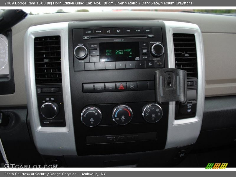 Bright Silver Metallic / Dark Slate/Medium Graystone 2009 Dodge Ram 1500 Big Horn Edition Quad Cab 4x4