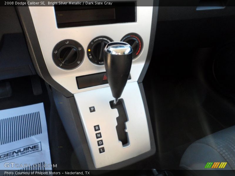 Bright Silver Metallic / Dark Slate Gray 2008 Dodge Caliber SE