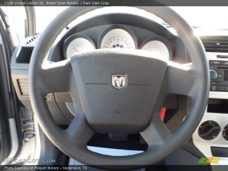 Bright Silver Metallic / Dark Slate Gray 2008 Dodge Caliber SE