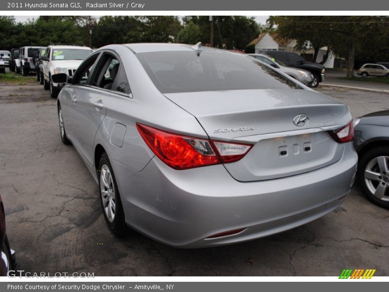 Radiant Silver / Gray 2011 Hyundai Sonata GLS