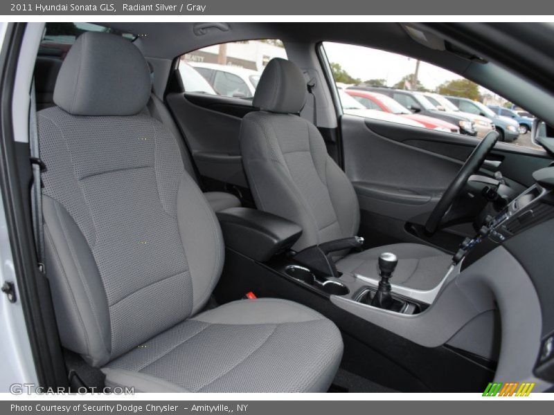 Radiant Silver / Gray 2011 Hyundai Sonata GLS