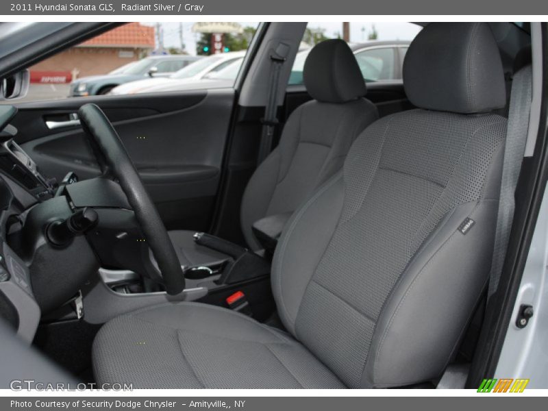Radiant Silver / Gray 2011 Hyundai Sonata GLS