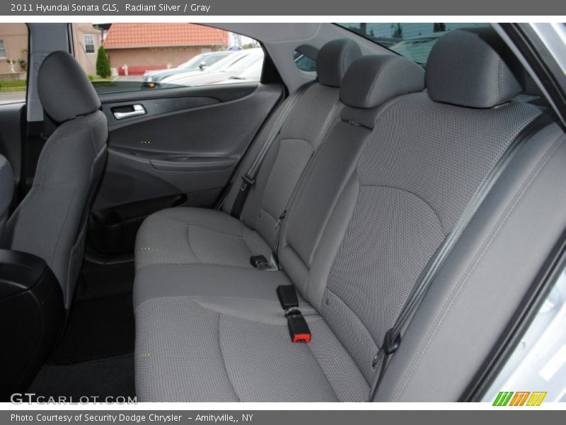 Radiant Silver / Gray 2011 Hyundai Sonata GLS