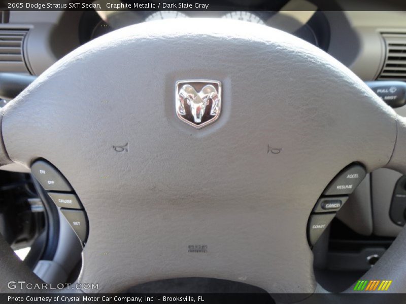 Graphite Metallic / Dark Slate Gray 2005 Dodge Stratus SXT Sedan