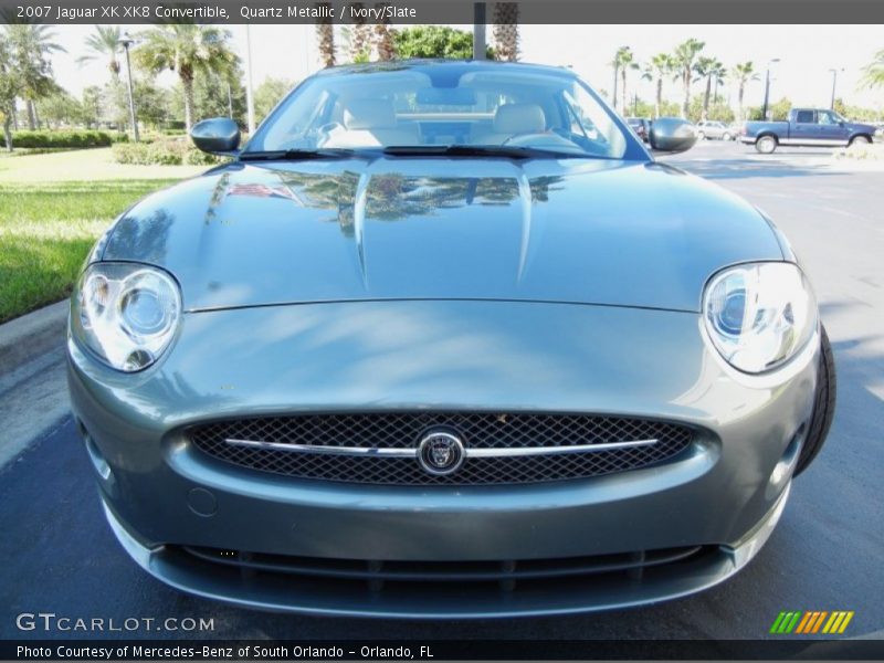 Quartz Metallic / Ivory/Slate 2007 Jaguar XK XK8 Convertible