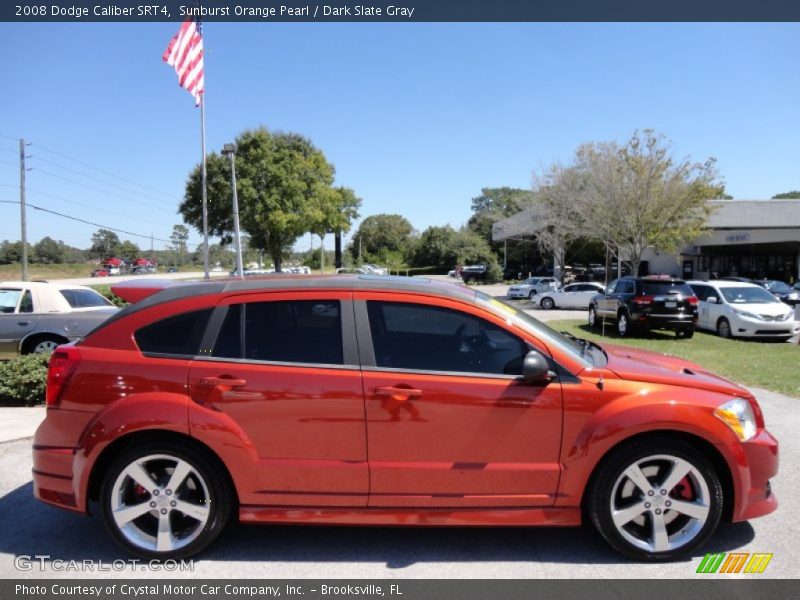 Sunburst Orange Pearl / Dark Slate Gray 2008 Dodge Caliber SRT4