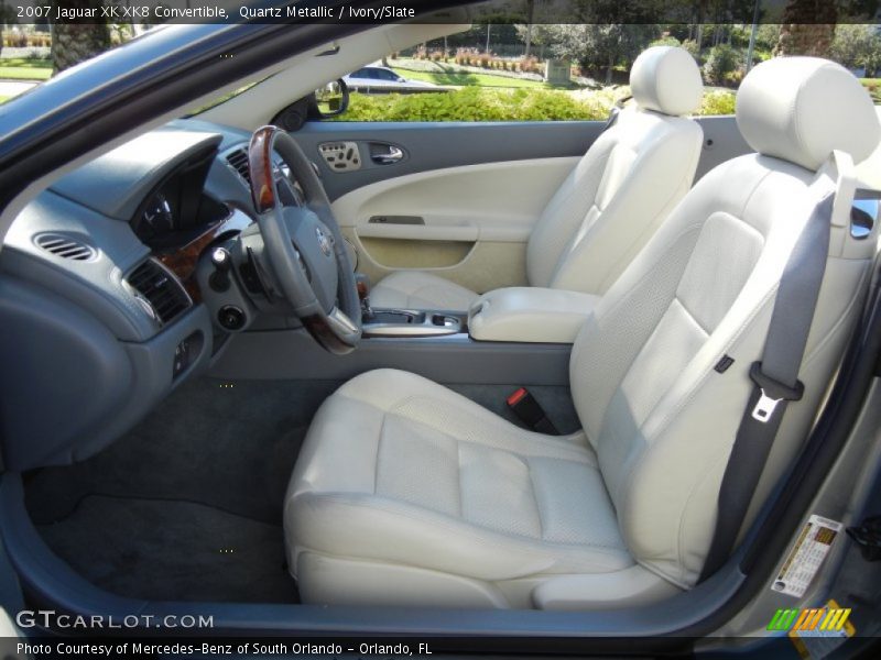  2007 XK XK8 Convertible Ivory/Slate Interior