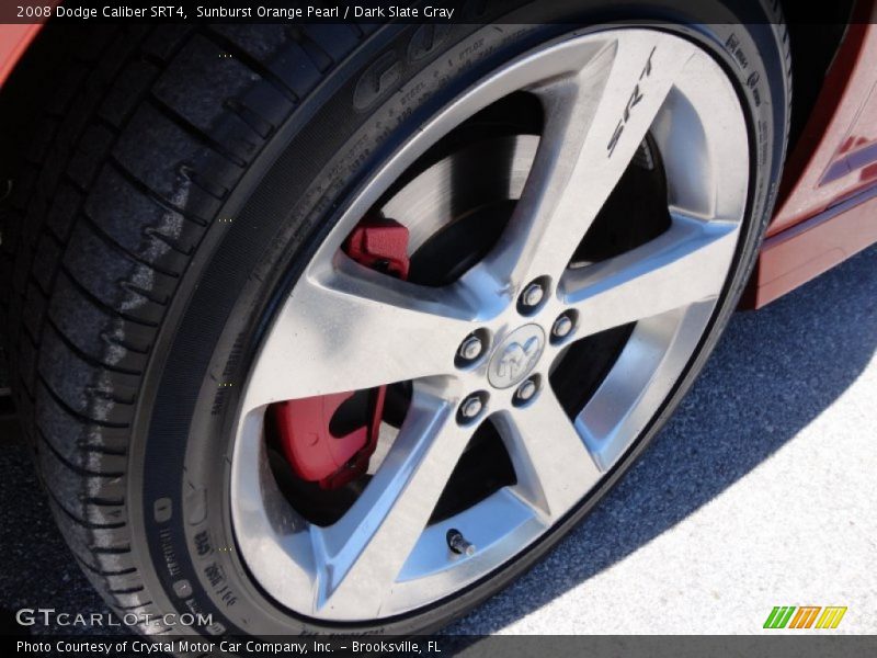 Sunburst Orange Pearl / Dark Slate Gray 2008 Dodge Caliber SRT4