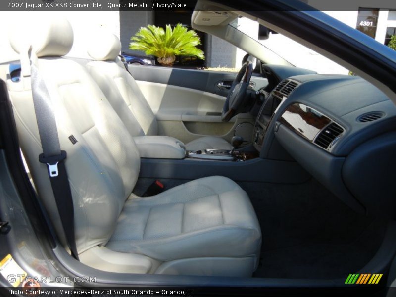  2007 XK XK8 Convertible Ivory/Slate Interior