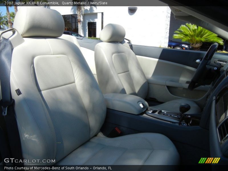  2007 XK XK8 Convertible Ivory/Slate Interior